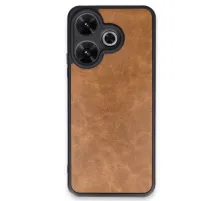 Xiaomi Redmi 13 4G Kılıf Aras Deri Kapak - Taba
