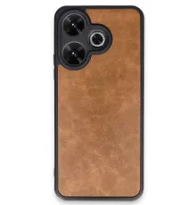 Xiaomi Redmi 13 4G Kılıf Aras Deri Kapak - Taba