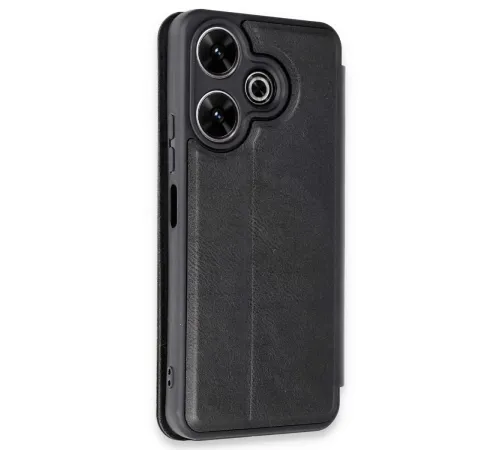 Xiaomi Redmi 13 4G Kılıf Flip Cover - Siyah