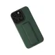 Apple iPhone 14 Pro Kılıf Mega Standlı Silikon - Yeşil