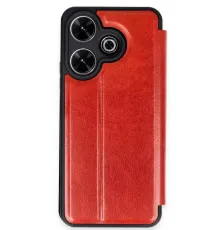Xiaomi Redmi 13 4G Kılıf Flip Cover - Kırmızı