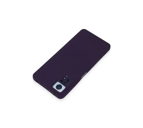 Xiaomi Redmi Note 12 Pro 4G Kılıf Nano içi Kadife Silikon - Mor