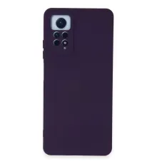 Xiaomi Redmi Note 12 Pro 4G Kılıf Nano içi Kadife Silikon - Mor