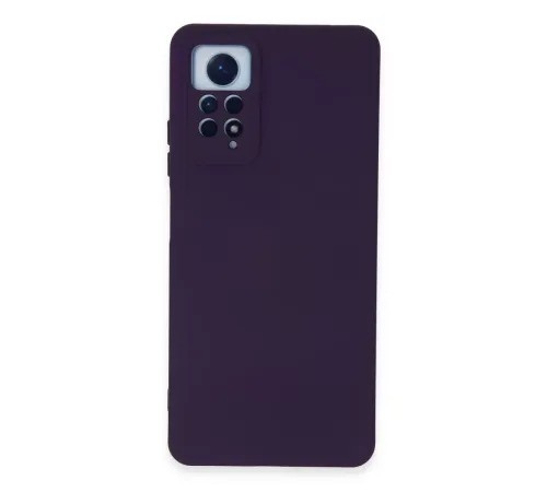 Xiaomi Redmi Note 12 Pro 4G Kılıf Nano içi Kadife Silikon - Mor