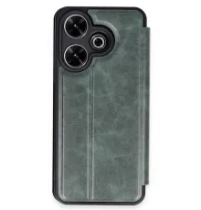 Xiaomi Redmi 13 4G Kılıf Flip Cover - Koyu Yeşil