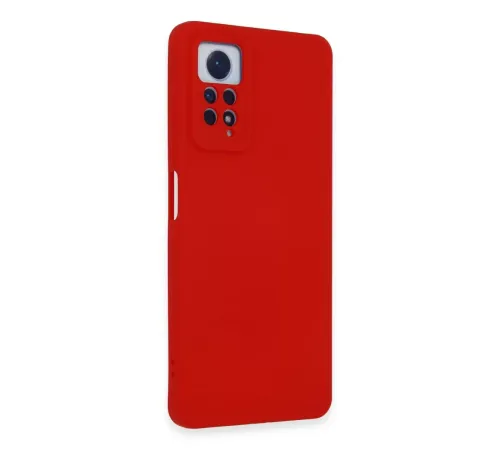 Xiaomi Redmi Note 12 Pro 4G Kılıf Nano içi Kadife Silikon - Kırmızı