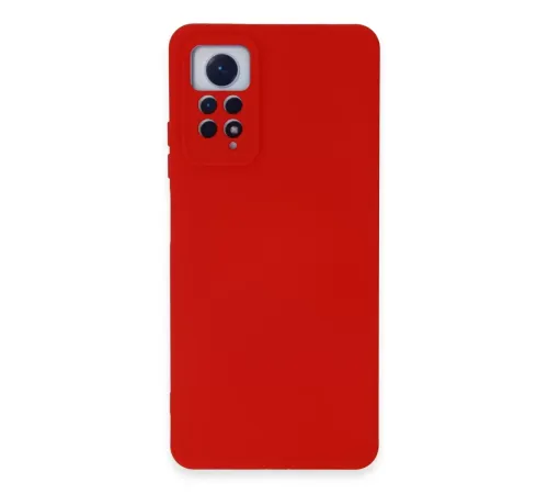 Xiaomi Redmi Note 12 Pro 4G Kılıf Nano içi Kadife Silikon - Kırmızı