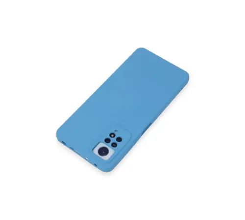 Xiaomi Redmi Note 12 Pro 4G Kılıf Nano içi Kadife Silikon - Mavi