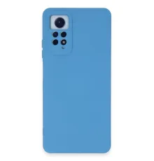 Xiaomi Redmi Note 12 Pro 4G Kılıf Nano içi Kadife Silikon - Mavi