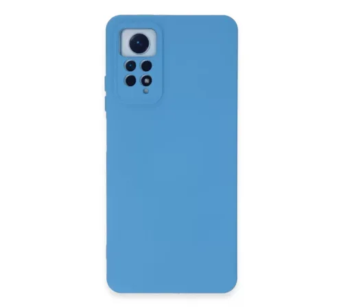 Xiaomi Redmi Note 12 Pro 4G Kılıf Nano içi Kadife Silikon - Mavi