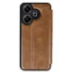 Xiaomi Redmi 13 4G Kılıf Flip Cover - Taba
