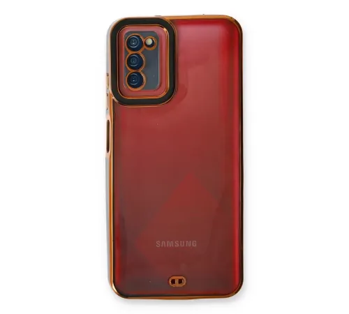 Samsung Galaxy A03S Kılıf Liva Lens Silikon - Siyah