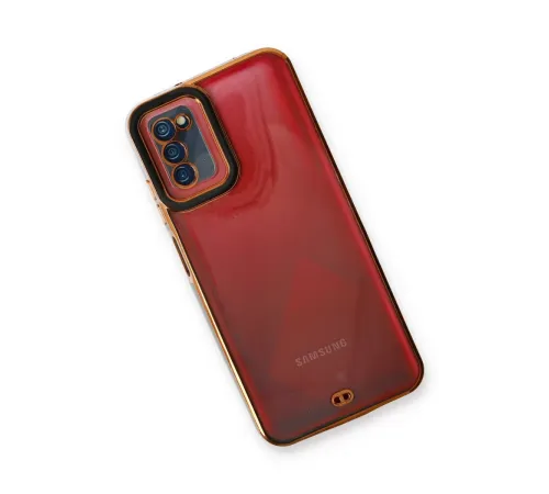 Samsung Galaxy A03S Kılıf Liva Lens Silikon - Siyah