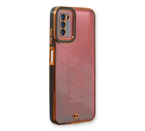Samsung Galaxy A03S Kılıf Liva Lens Silikon - Siyah