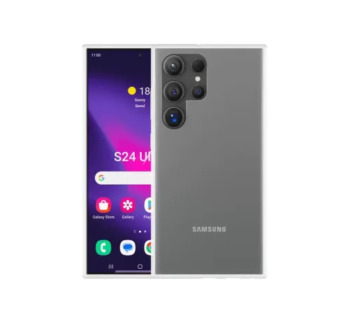 Samsung Galaxy S24 Ultra Kılıf Lüx Şeffaf Silikon