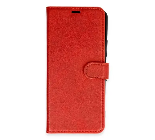 Xiaomi Redmi 13 4G Kılıf Trend S Plus Kapaklı Kılıf - Kırmızı