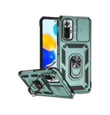 Xiaomi Redmi Note 10 Pro Kılıf Pars Lens Yüzüklü Silikon - Yeşil