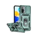 Xiaomi Redmi Note 10 Pro Kılıf Pars Lens Yüzüklü Silikon - Yeşil