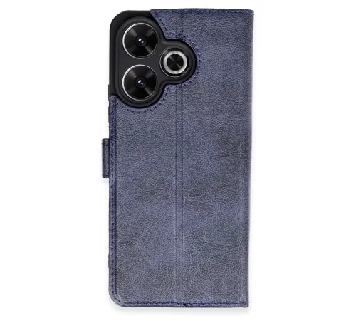 Xiaomi Redmi 13 4G Kılıf Trend S Plus Kapaklı Kılıf - Lacivert