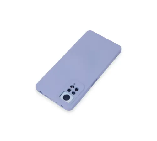 Xiaomi Redmi Note 12 Pro 4G Kılıf Nano içi Kadife Silikon - Lila