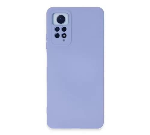 Xiaomi Redmi Note 12 Pro 4G Kılıf Nano içi Kadife Silikon - Lila