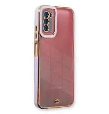Samsung Galaxy A03S Kılıf Liva Lens Silikon - Lila