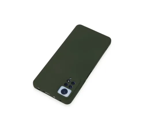 Xiaomi Redmi Note 12 Pro 4G Kılıf Nano içi Kadife Silikon - Koyu Yeşil