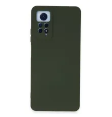 Xiaomi Redmi Note 12 Pro 4G Kılıf Nano içi Kadife Silikon - Koyu Yeşil