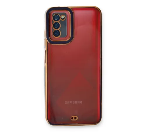 Samsung Galaxy A03S Kılıf Liva Lens Silikon - Mavi