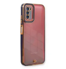 Samsung Galaxy A03S Kılıf Liva Lens Silikon - Mavi
