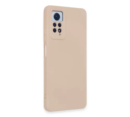 Xiaomi Redmi Note 12 Pro 4G Kılıf Nano içi Kadife Silikon - Pudra