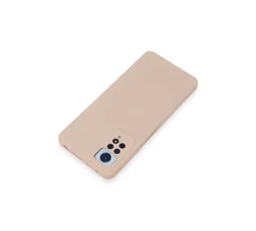 Xiaomi Redmi Note 12 Pro 4G Kılıf Nano içi Kadife Silikon - Pudra