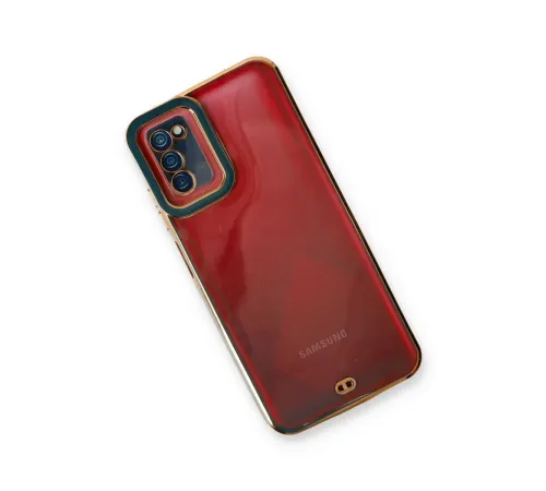 Samsung Galaxy A03S Kılıf Liva Lens Silikon - Yeşil