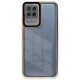 Samsung Galaxy A22 Kılıf Liva Lens Silikon - Siyah