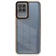 Samsung Galaxy A22 Kılıf Liva Lens Silikon - Siyah