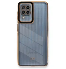 Samsung Galaxy A22 Kılıf Liva Lens Silikon - Siyah