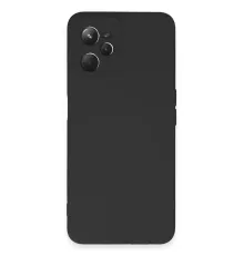 Realme C35 Kılıf Nano içi Kadife Silikon - Siyah