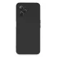 Realme C35 Kılıf Nano içi Kadife Silikon - Siyah
