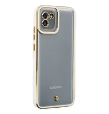 Samsung Galaxy A03 Kılıf Liva Lens Silikon - Beyaz