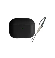 Apple Airpods 3 (3.nesil) 405 Deri Kılıf - Siyah