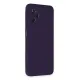 Realme C35 Kılıf Nano içi Kadife Silikon - Mor