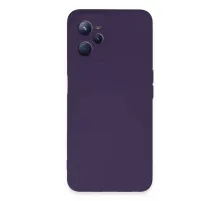 Realme C35 Kılıf Nano içi Kadife Silikon - Mor