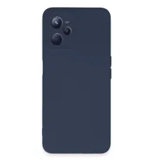 Realme C35 Kılıf Nano içi Kadife Silikon - Lacivert