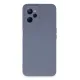 Realme C35 Kılıf Nano içi Kadife Silikon - Gri