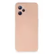 Realme C35 Kılıf Nano içi Kadife Silikon - Pudra