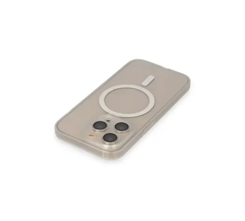 Apple iPhone 14 Pro Kılıf Grand Magneticsafe Kapak - Şeffaf