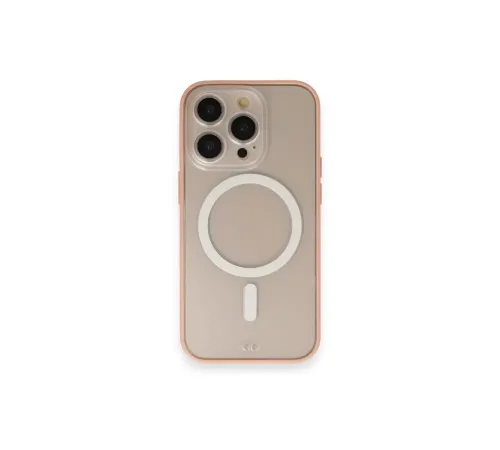 Apple iPhone 14 Pro Max Kılıf Grand Magneticsafe Kapak - Pembe
