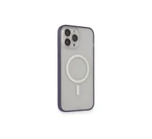 Apple iPhone 14 Pro Max Kılıf Grand Magneticsafe Kapak - Mor