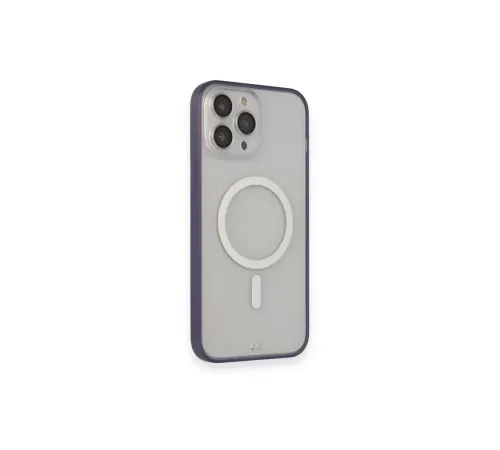 Apple iPhone 14 Pro Max Kılıf Grand Magneticsafe Kapak - Mor