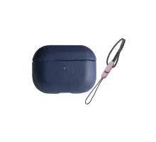 Apple Airpods 3 (3.nesil) 405 Deri Kılıf - Lacivert
